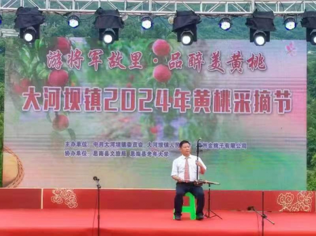 思南县大河坝镇举办2024年黄桃采摘丰收节活动隆重圆满成功